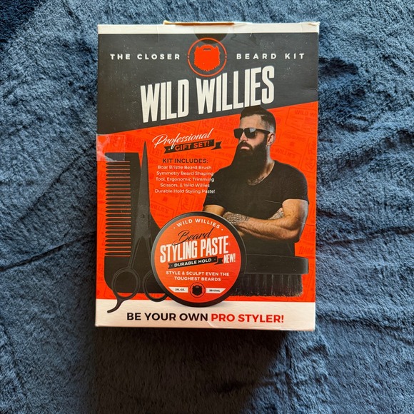 Other - Wild Willies The Closer Beard Grooming Kit 4 Piece Professional Gift Set - E0318